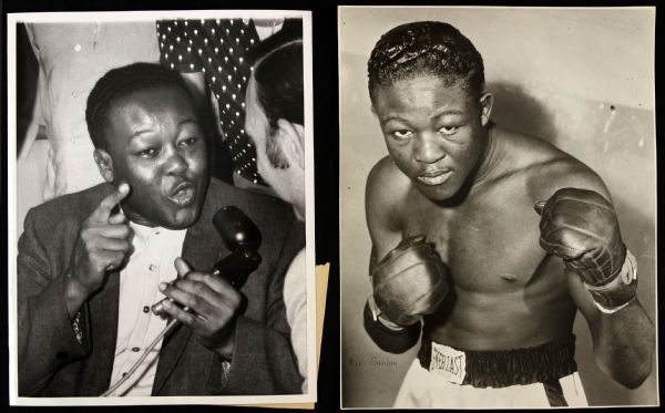 1949-68 Kid Gavilan Welterweight Champion Original Photography Collection - Lot of 22