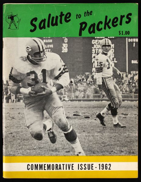 1962-68 Green Bay Packers Salute to the Packers Yearbook Collection - Lot of 5