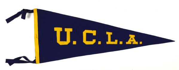 1950s circa UCLA Bruins Full Size 29" Pennant