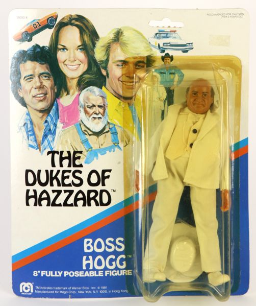 1981 Boss Hog Dukes of Hazzard MOC Mego Action Figure