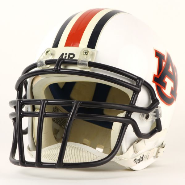 1984-89 circa Auburn Tigers Practice Worn Football Helmet (MEARS LOA)