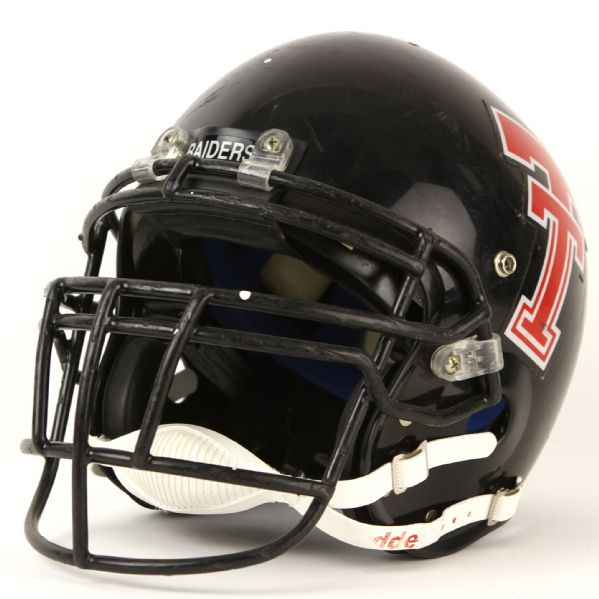 1993-99 circa Texas Tech Red Raiders #99 Game Worn Football Helmet (MEARS LOA)
