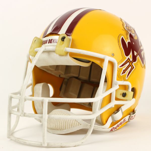 1980s Arizona State Sun Devils Game Worn Football Helmet (MEARS LOA)