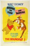 1974 Disneys Winnie the Pooh and Tigger Too Original Movie Poster 27" x 41"  