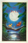 1996 Disneys The Lion King Poster Featuring The Disney Channel 27" x 41" 