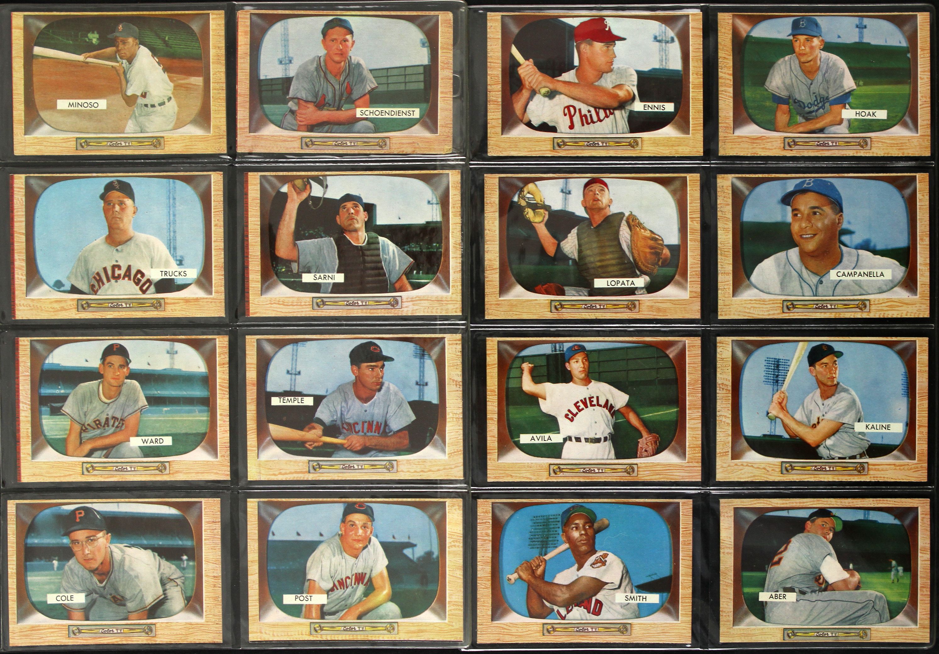 Lot Detail 1955 Bowman Complete Baseball Card Set 320