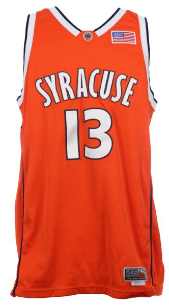 2001-03 Kueth Duany Syracuse Orange Game Worn Road Basketball Jersey (MEARS LOA)