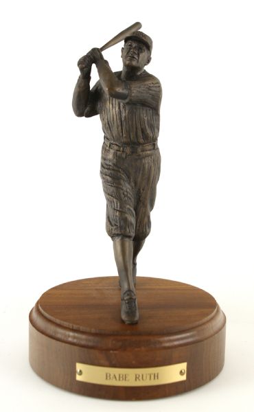 2000s Babe Ruth New York Yankees 10.5" Bronze Statue