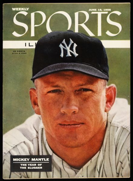 1956 Mickey Mantle Sports Illustrated First Cover 