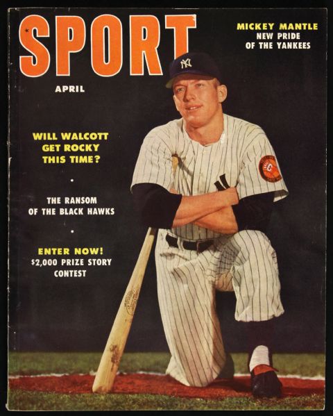 1953 Sport Magazine w/ Mickey Mantle on Cover