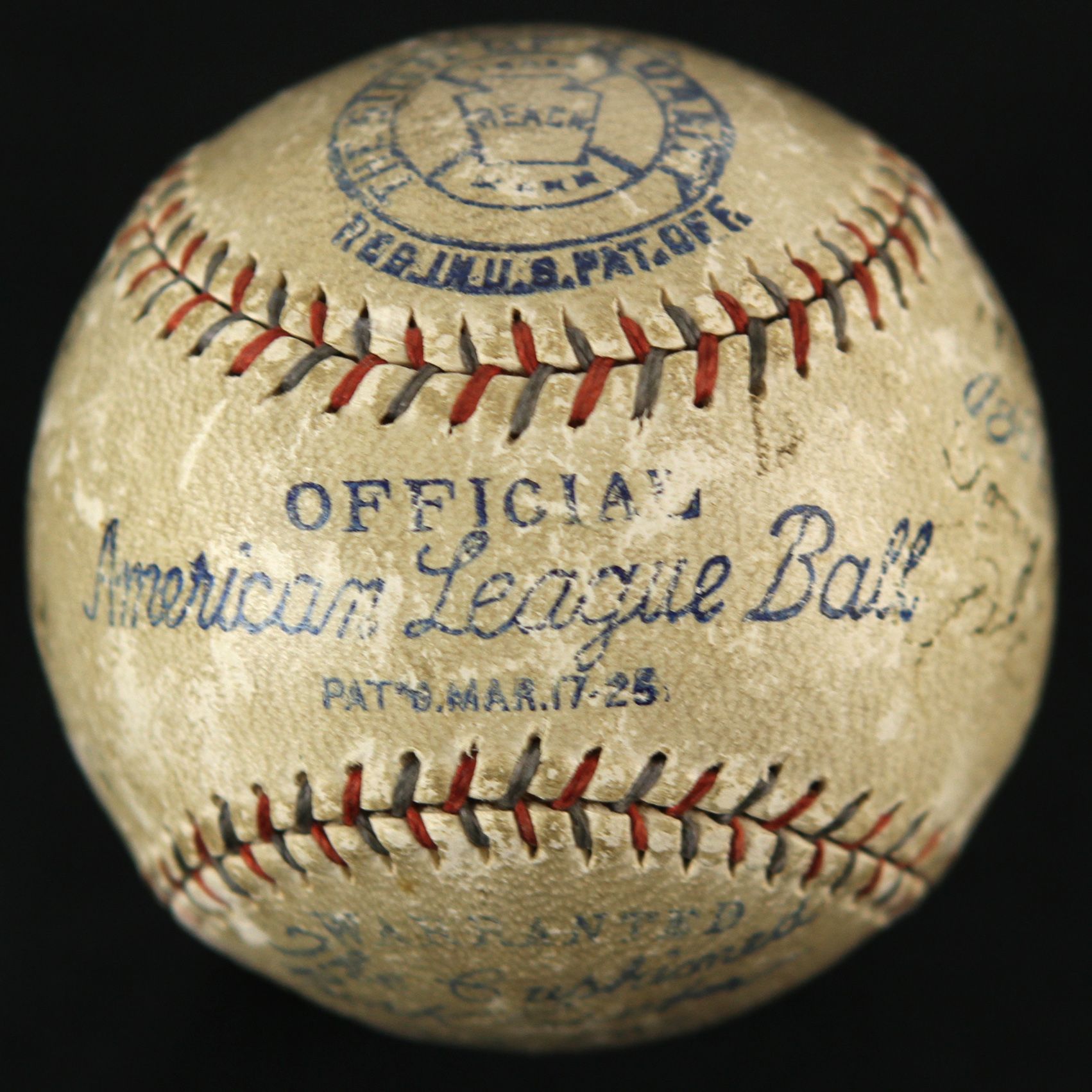 Lot Detail 1927 New York Yankees Team Signed OAL Johnson Baseball W