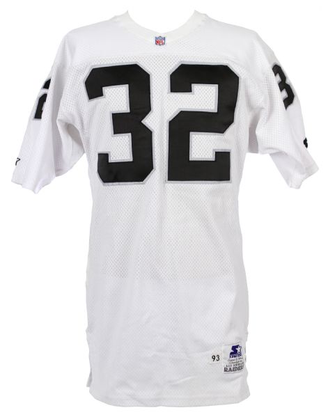 1993 Marcus Allen Los Angeles Raiders Team Issued Road Jersey (MEARS LOA/ Raiders LOA) "Last Jersey Issued to Him Before Being Traded to the Chiefs"