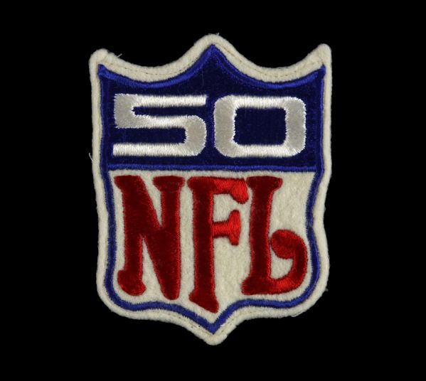 1969 NFL 3" x 3 1/4" 50th Anniversary Patch