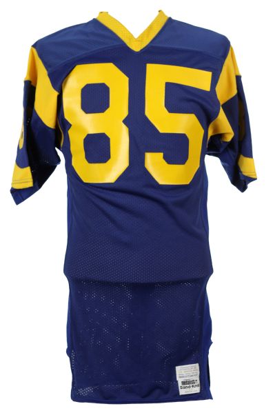 1980-84 Jack Youngblood Los Angeles Rams Home Game Jersey (MEARS LOA)