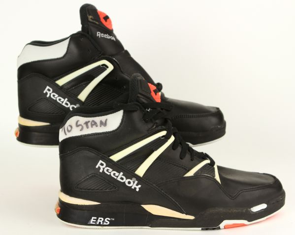 1990-98 Dee Brown Boston Celtics Signed Reebok Pump Shoes (JSA/MEARS LOA)