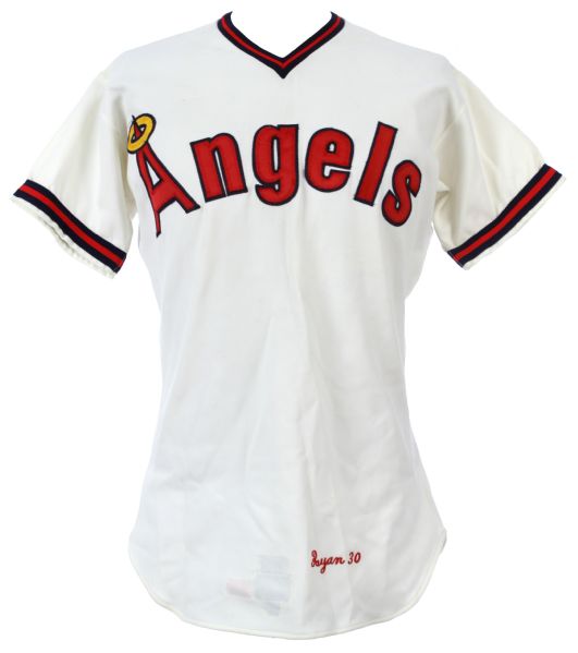 1973 Nolan Ryan California Angels Salesman Sample Home Jersey (MEARS LOA)