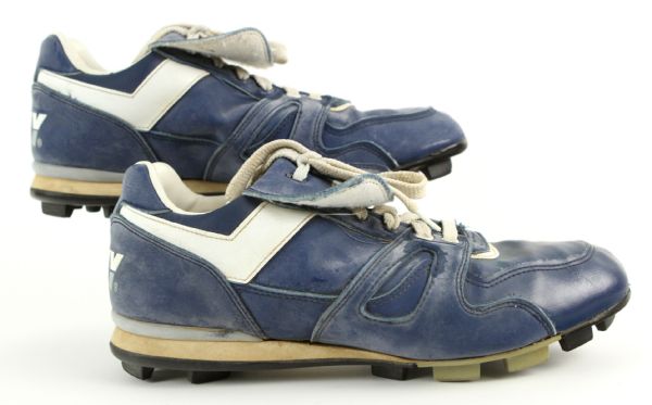 1987-92 circa Paul Molitor Milwaukee Brewers Signed Game Worn Pony Cleats (MEARS LOA/JSA)