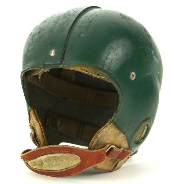 1940s Riddell Football Helmet w/ 6 Strap Suspension System & Original Chin Strap (MEARS LOA)