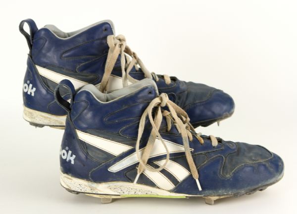 1990-2000s Milwaukee Brewers Reebok Game Worn High Top Baseball Cleats - Unknown Player