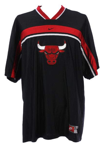 2000-02 Ron Mercer Chicago Bulls Game Worn Shooting Shirt (MEARS LOA)