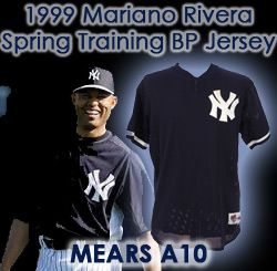 1999 Mariano Rivera New York Yankees Game Worn Spring Training Jersey (MEARS LOA/Steiner COA)