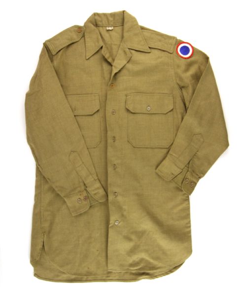 ww2 us army wool shirt