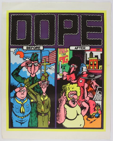 1970s Dope Before & After 23" x 29" Poster Collection - Lot of 3 