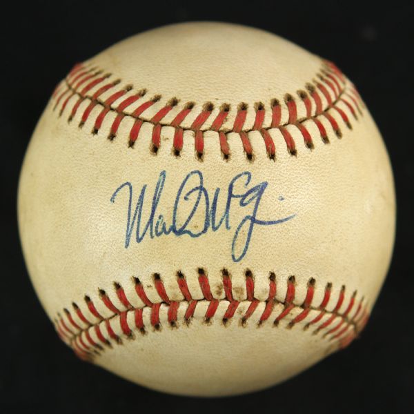 1987 Mark McGwire Oakland As Single Signed OASG Uberroth All Star Game Used Baseball (MEARS LOA/JSA)