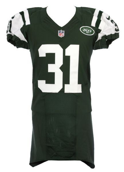 2013 Antonio Cromartie New York Jets Signed Game Worn Home Jersey (MEARS LOA & PSA/DNA)