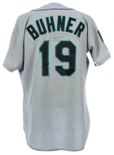 1994 Jay Buhner Seattle Mariners Signed Game Worn Road Jersey (MEARS LOA/JSA)