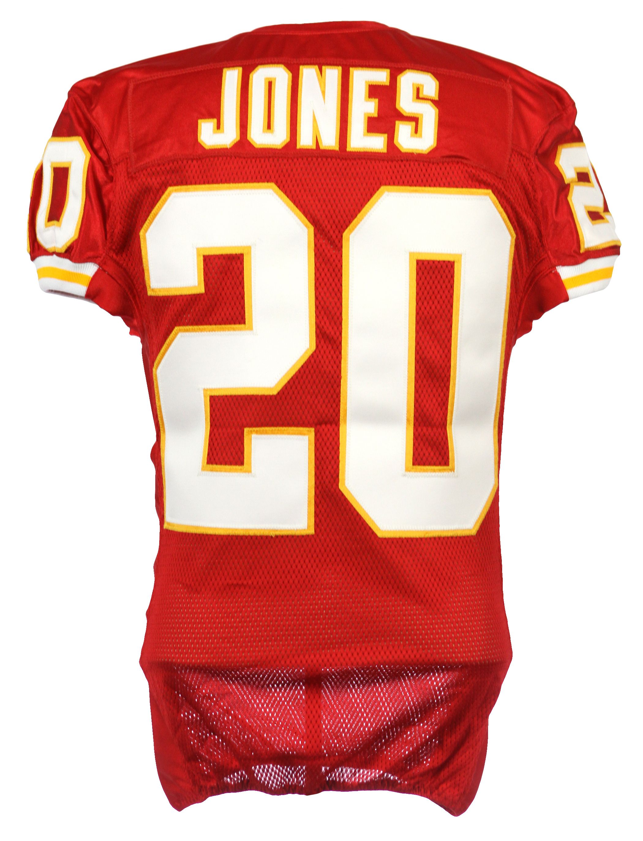 Lot Detail - 2010 Thomas Jones Kansas City Chiefs Game Worn Home Jersey (MEARS LOA/Team COA)