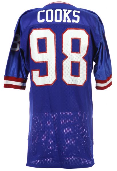 1990 Johnie Cooks New York Giants Game Worn Home Jersey (MEARS LOA)