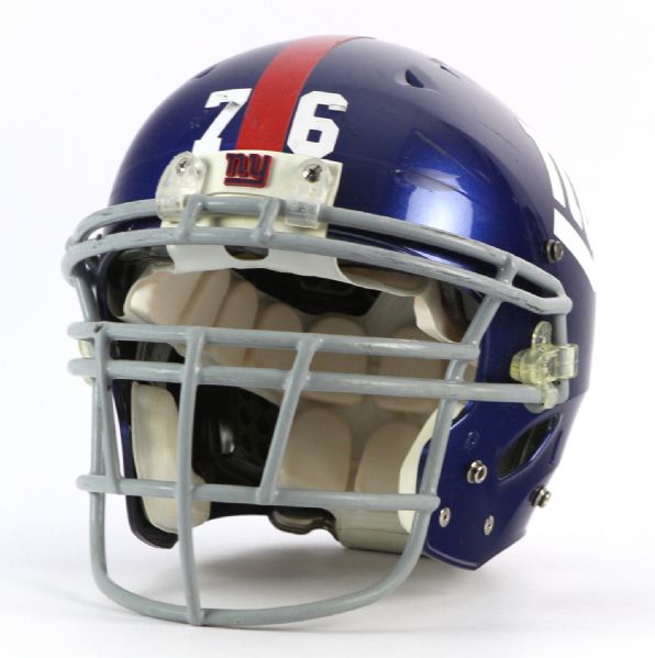 2007 Chris Snee New York Giants Game Worn Helmet (MEARS LOA/Steiner COA)