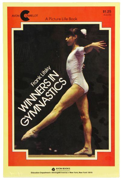 1979 Nadia Comaneci Frank Litsky Winners In Gymnastics 10.5" x 16" Promotional Poster