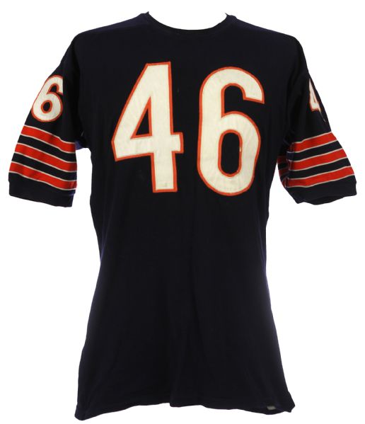 1966-68 Curt Gentry Chicago Bears Game Worn Home Jersey (MEARS A10)