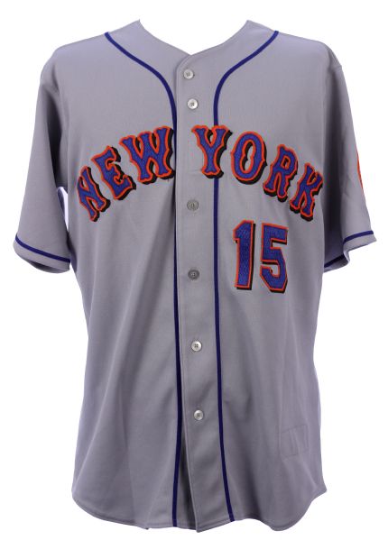 2007 Carlos Beltran New York Mets Game Worn Road Jersey (MEARS LOA)