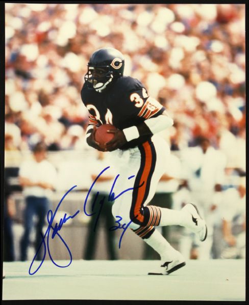 1980s Walter Payton Chicago Bears Signed 8" x 10" Photo (JSA)