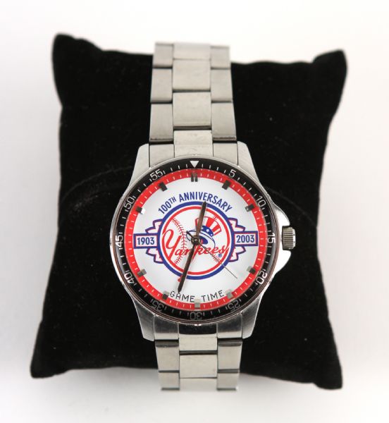 2003 New York Yankees 100th Anniversary Wristwatch w/ Case