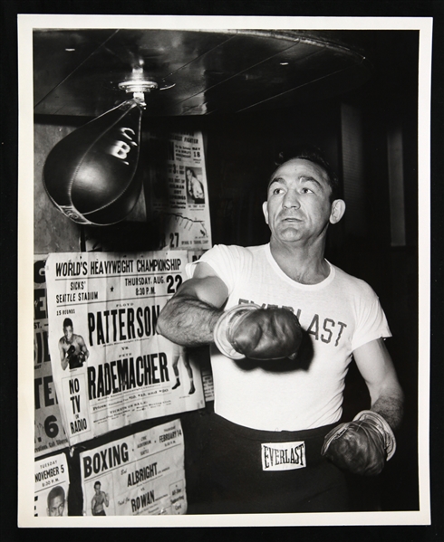 1949-61 Carmen Basilio 8" x 10" B/W Photo 