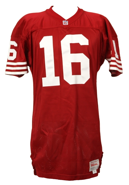 1992 Joe Montana San Francisco 49ers Signed Home Jersey (MEARS LOA/JSA)