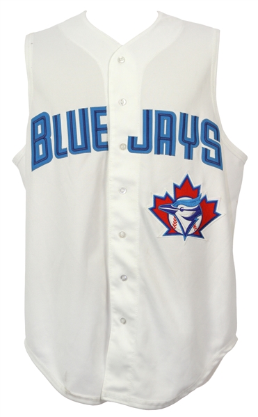 1999 Shannon Stewart Toronto Blue Jays Game Worn Home Jersey Vest (MEARS LOA)