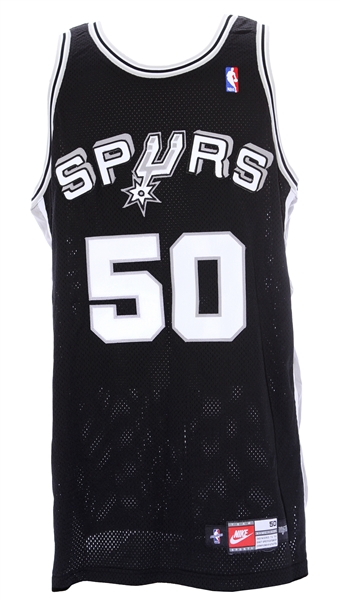 1998-99 David Robinson San Antonio Spurs Game Worn Road Jersey (MEARS LOA)