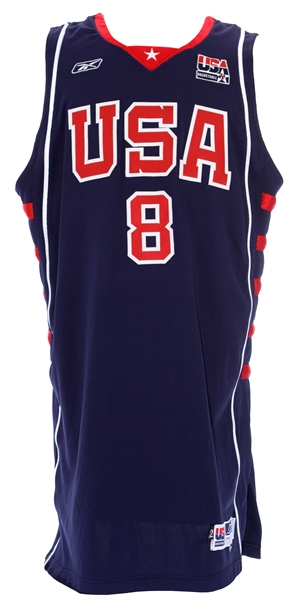 2004 Carmelo Anthony USA Basketball Road Jersey (MEARS LOA)