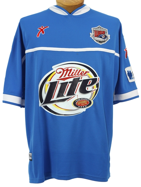 2004-05 Lovelace Ackah Milwaukee Wave Game Worn Jersey (MEARS LOA/Team LOA)