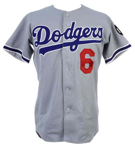 1978 Steve Garvey Los Angeles Dodgers Signed Road Jersey (MEARS LOA)