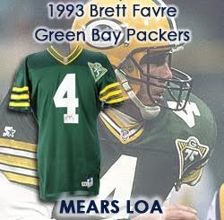 1993 Brett Favre Green Bay Packers Signed Home Jersey (MEARS LOA/JSA)