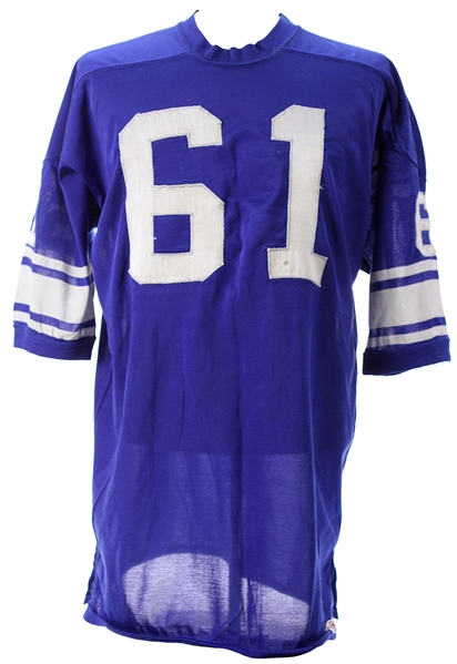 1961-63 Bob Whitlow/Lucien Reeberg Detroit Lions Game Worn Home Jersey (MEARS LOA)