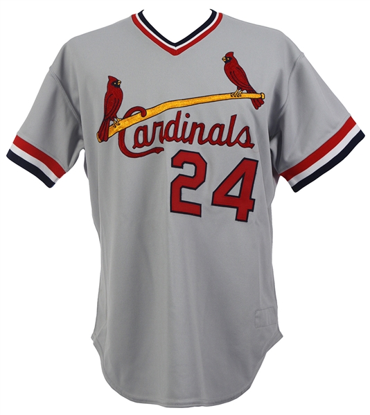 1988 Whitey Herzog St. Louis Cardinals Road Jersey (MEARS LOA)