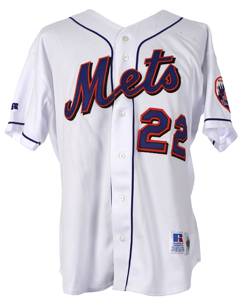 1998 Al Leiter New York Mets Game Worn Home Jersey (MEARS LOA)