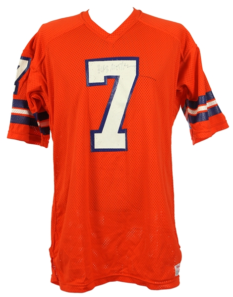 1977-78 Craig Morton Denver Broncos Signed Game Worn Home Jersey (MEARS LOA)